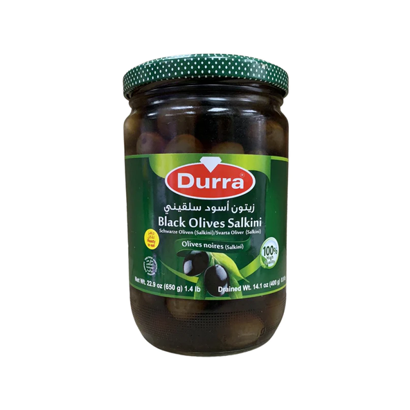 Durra Black Olives 400g