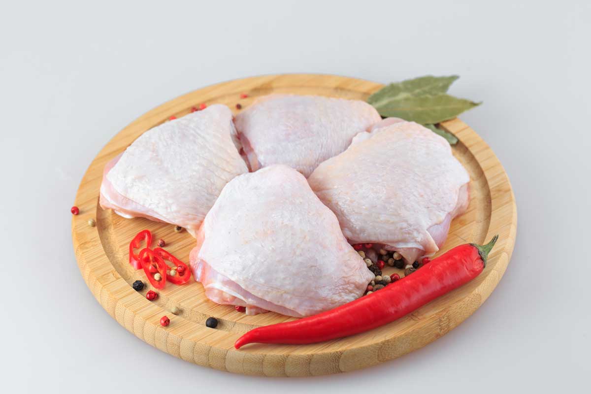 CHICKEN THIGHS WITH SKIN&BONE -500g