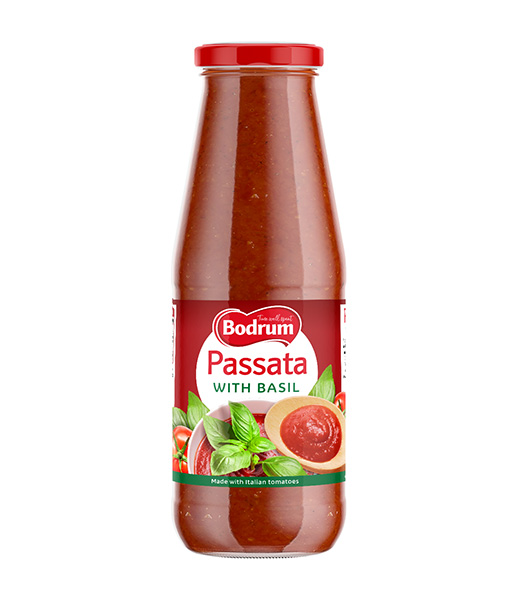 BODRUM PASSATA SUCE WITH BASIL 680G