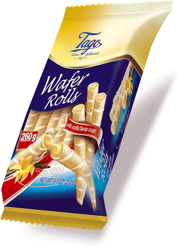 TAGO WAFER ROLL WITH VANILLA 250G