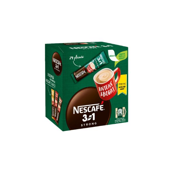 Nescafe 3in1 strong 24 plicuri