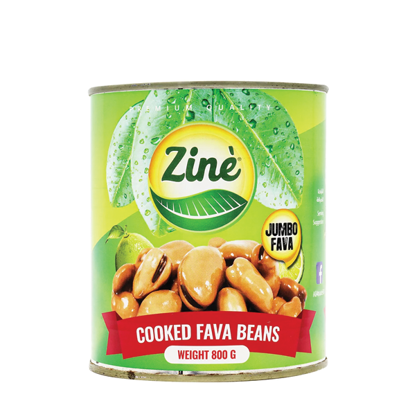 Zine Cooked Fava Beans 800g