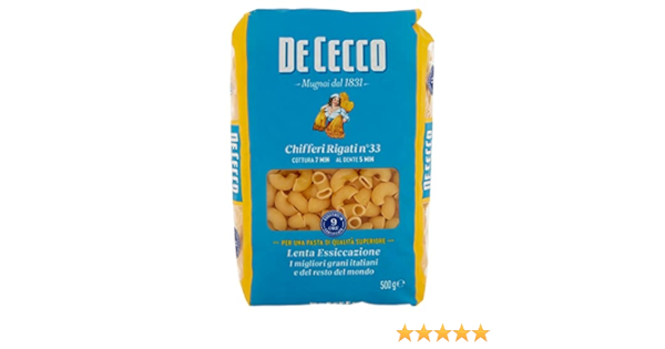 DECECCO CHIFERI RIGATE 500G