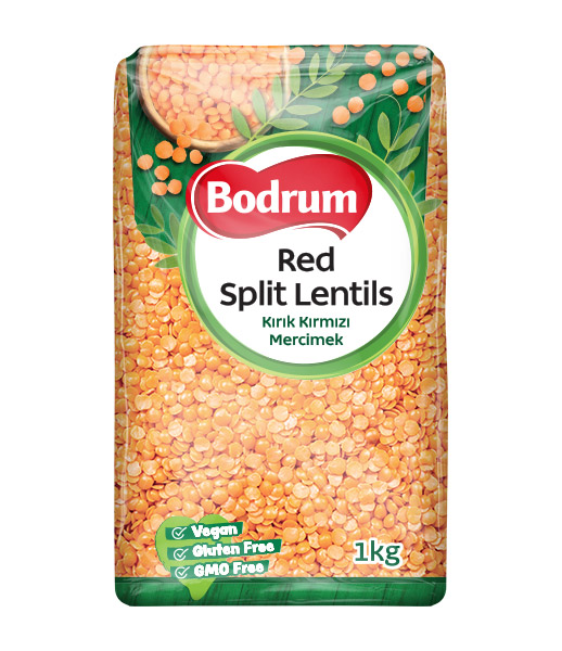 BODRUM RED LENTILS SPLIT 1KG