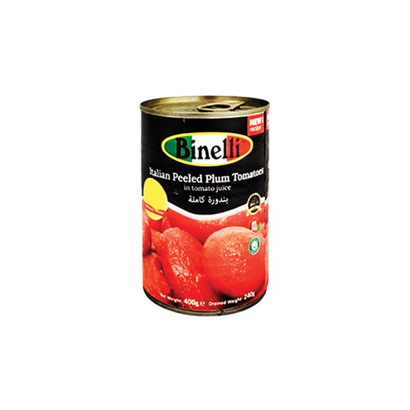 Binelli Italian Peeled Plum Tomatoes 400g