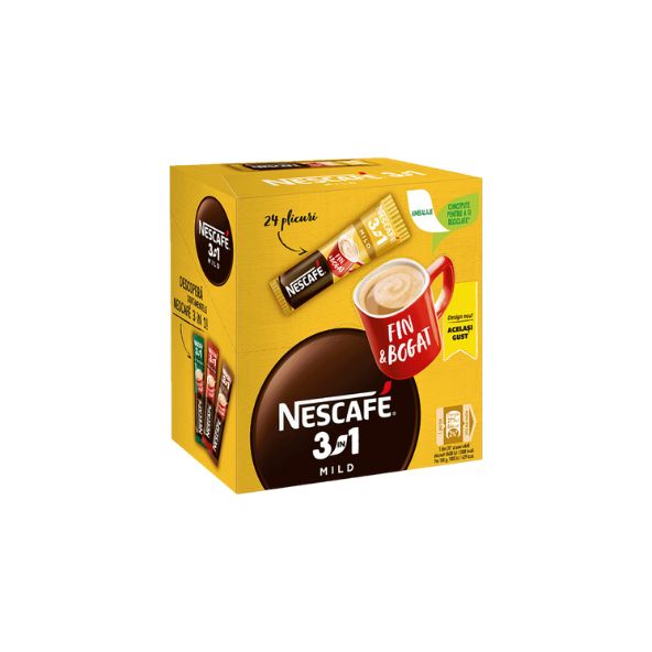 Nescafe 3in1 mild 24 plicuri