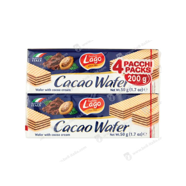 Lago Cacao Wafer 4 Patchi Packs 200g